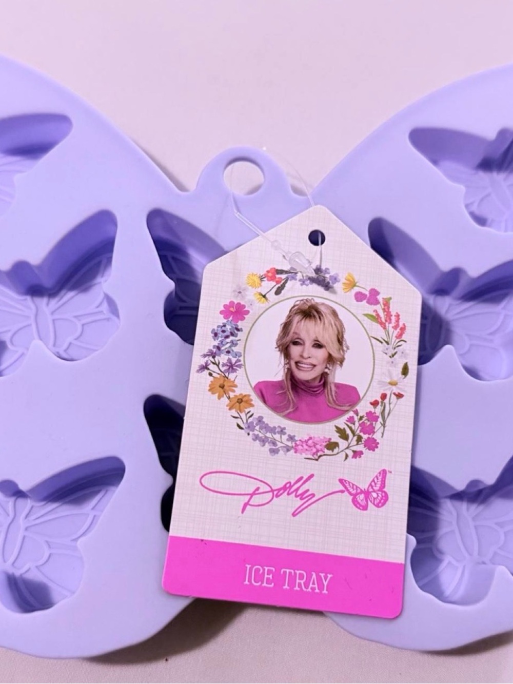 Dolly Butterfly Silicone Ice Tray - Lavender